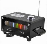 Caixa de som portatil YP 78S frente de vidro espelhado + ada